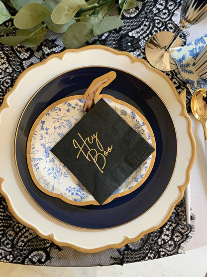 Halloween Party Napkins - Hey Boo!