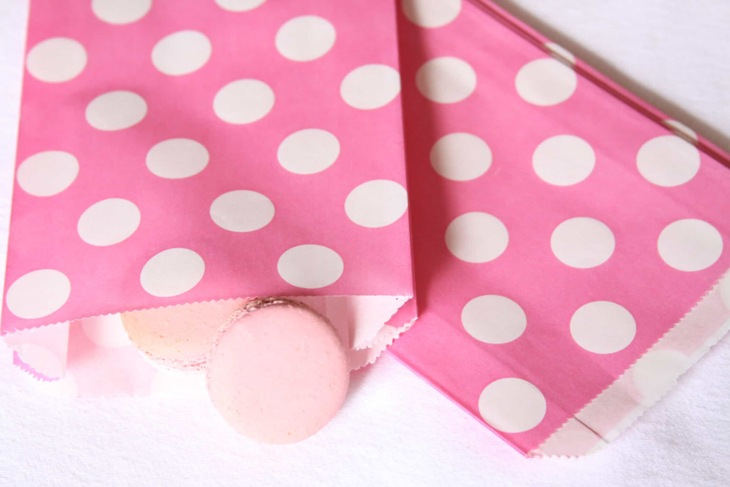 Pink Pamper Party treat bags