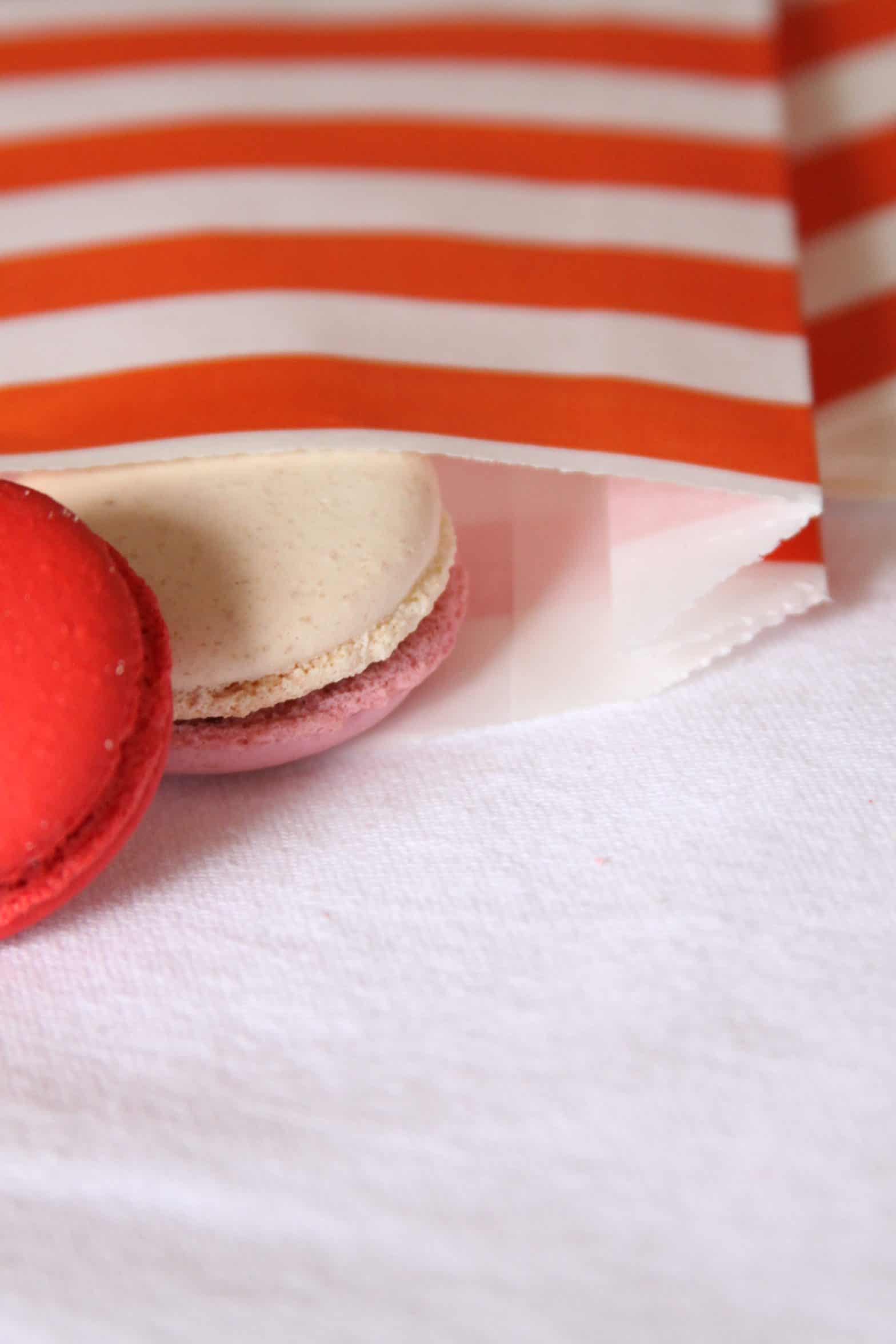 orange and white striped Halloween trick or treat bags