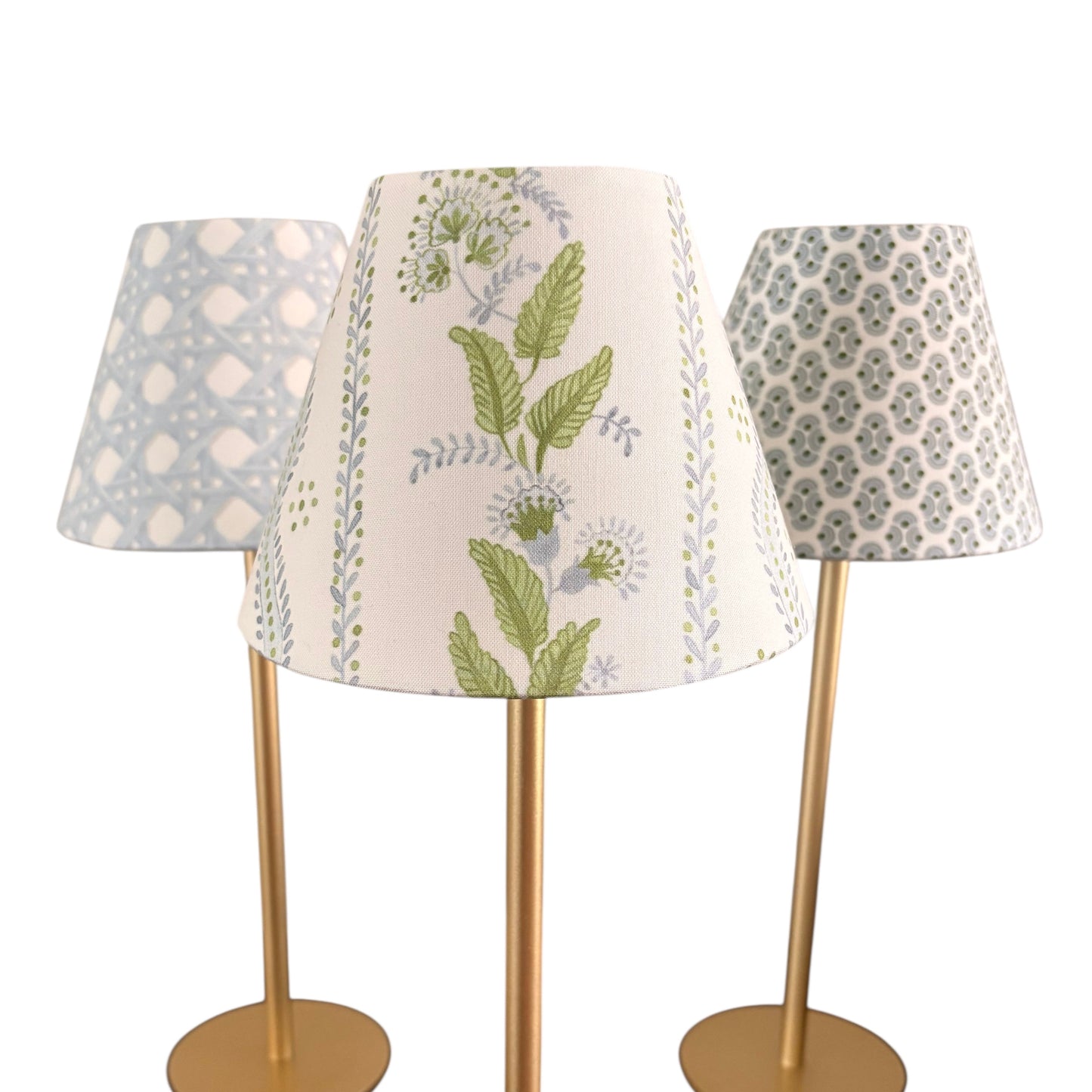 LED Lamp Shade Cover | Floral Stripe
