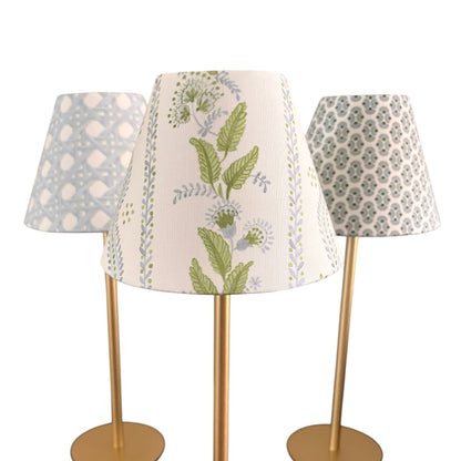 LED Lamp Shade Cover | Floral Stripe