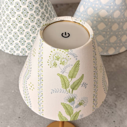 LED Lamp Shade Cover | Floral Stripe