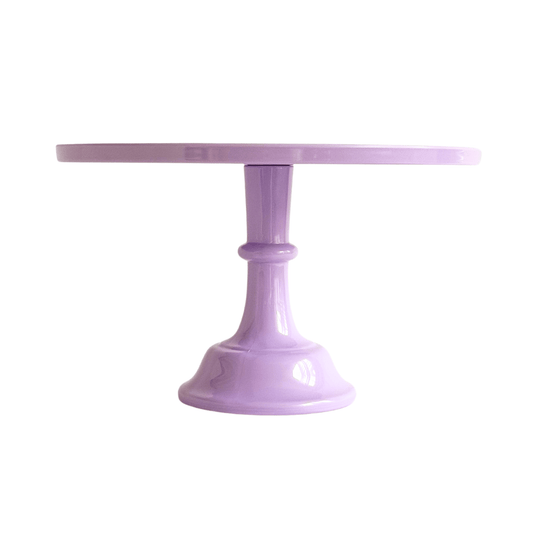 Light Purple Melamine Pedestal Cake Stand
