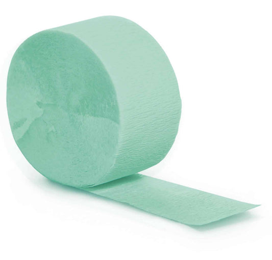 Mint Party Streamer for backdrops and draping.