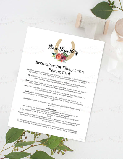 Are you gearing up for a thrilling Kentucky Derby Party in 2024? Whether you’re a seasoned race fan or just looking for an exciting addition to your event, here’s a simple how-to to setup a betting game. Betting can significantly amplify the fun at your Derby Party!