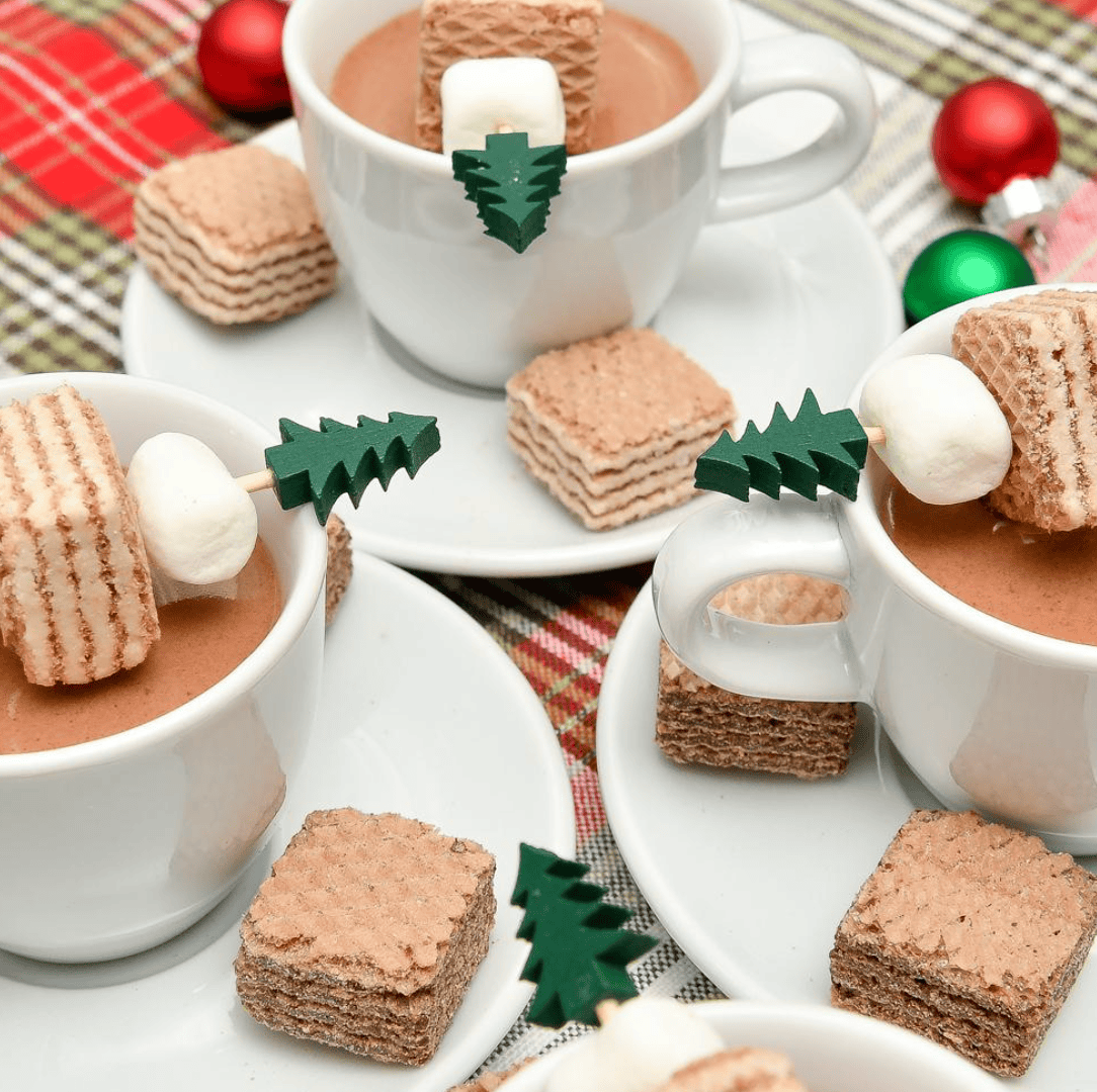 Tree Party Picks (25pc) for Cupcakes, Appetizers & Cocoa | EnFete Party