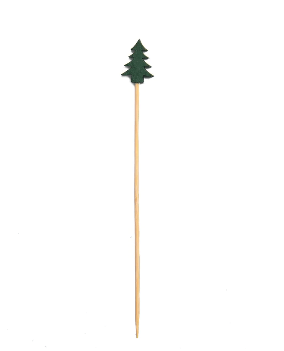 Tree Party Picks (25pc) for Cupcakes, Appetizers & Cocoa | EnFete Party