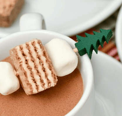 Tree Party Picks (25pc) for Cupcakes, Appetizers & Cocoa | EnFete Party