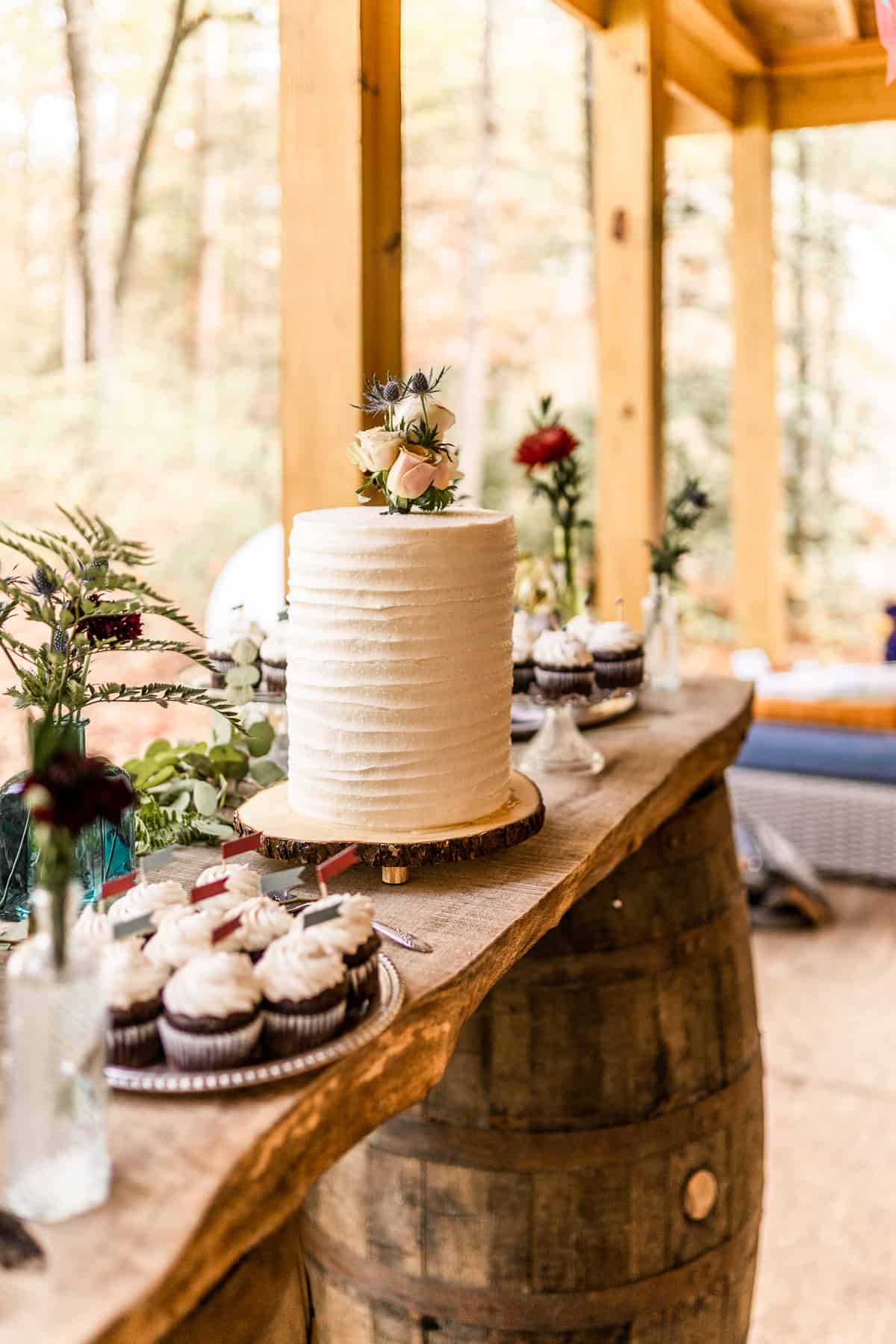 Wedding Cupcake Flag Toppers