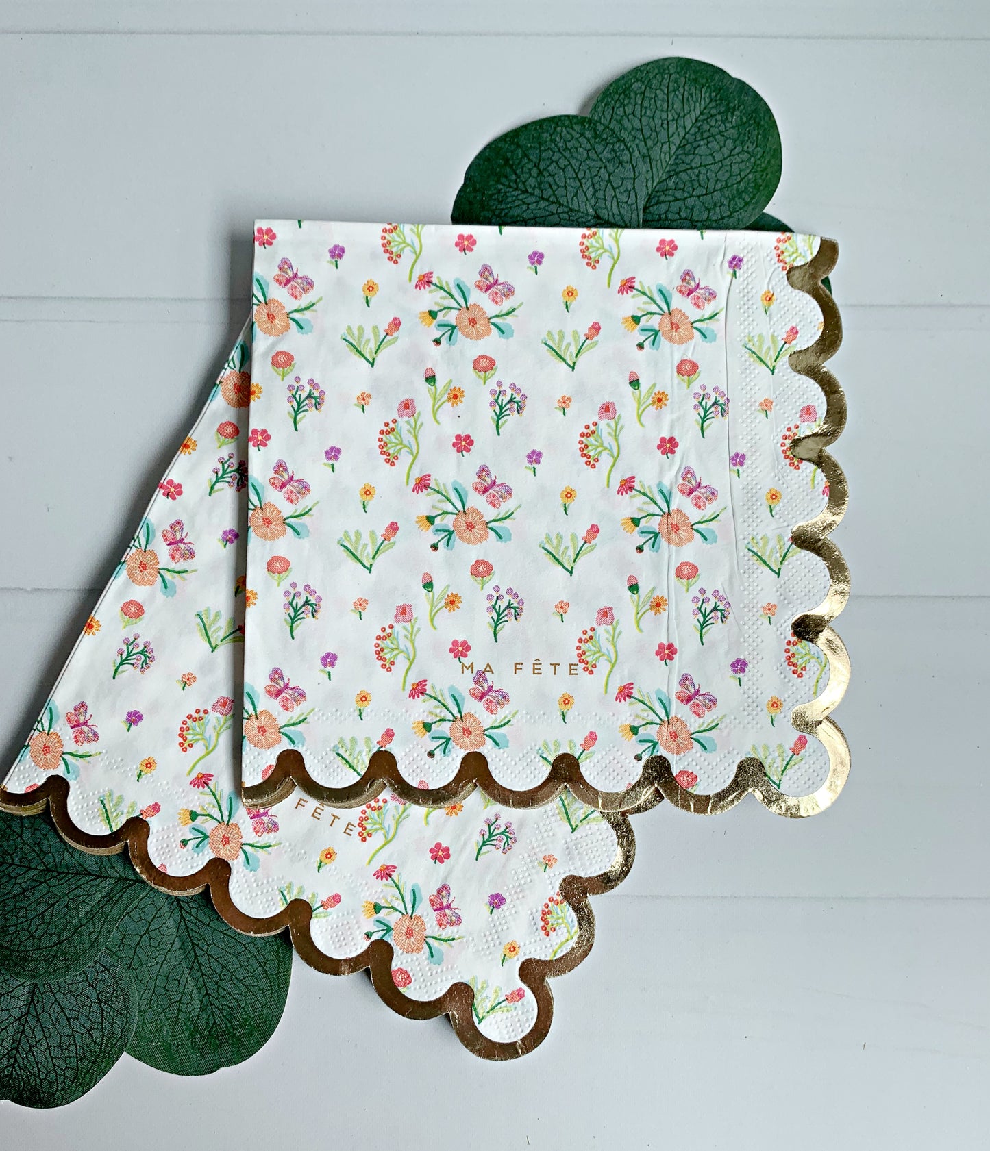 Tea Party Floral Luncheon Napkins