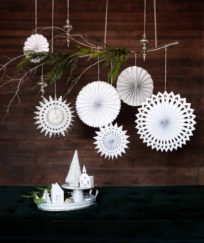 Baby It's Cold Outside Snowflake Party Fans