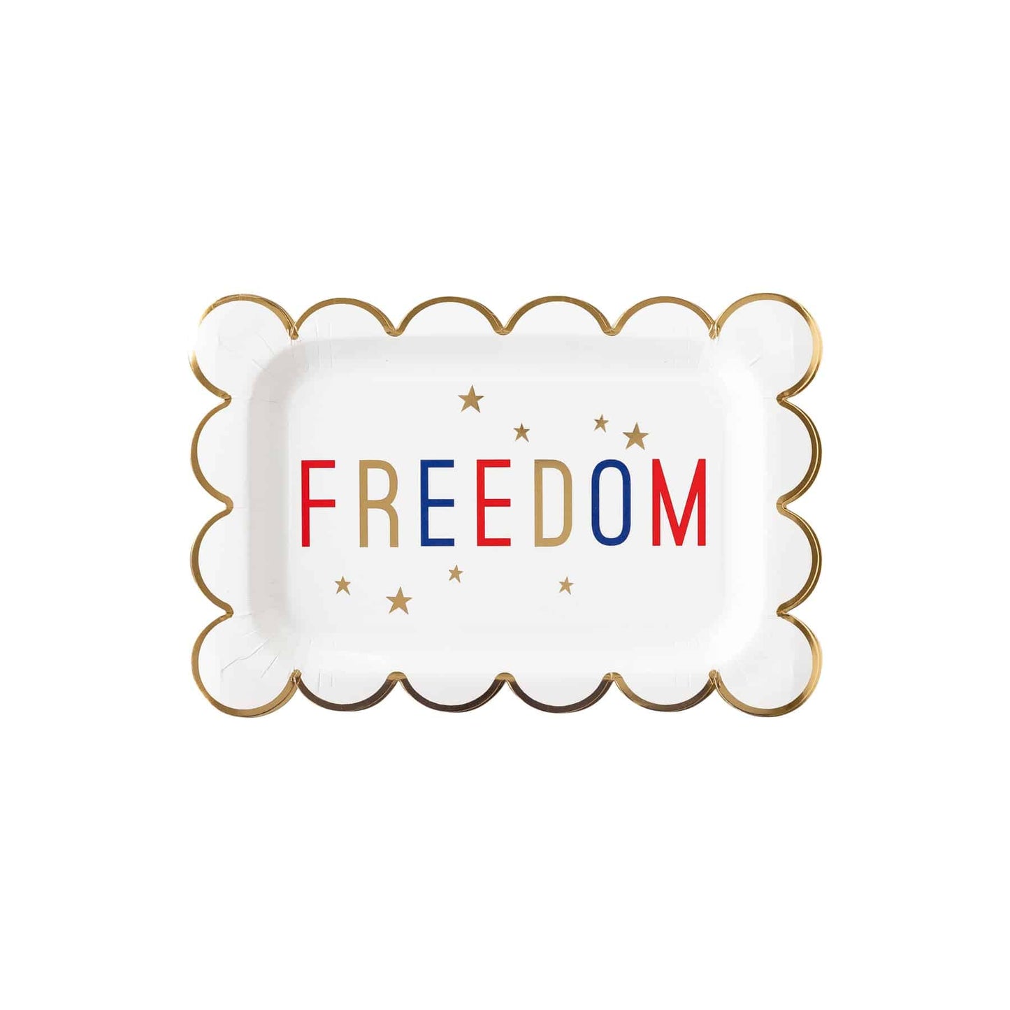 Freedom Scalloped Plate