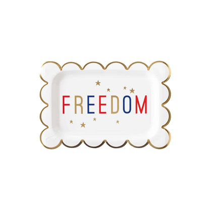 Freedom Scalloped Plate