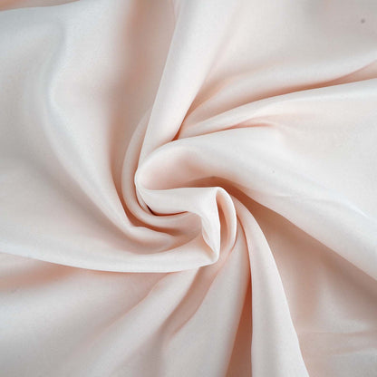 90"x132" Blush Polyester Rectangular Tablecloth