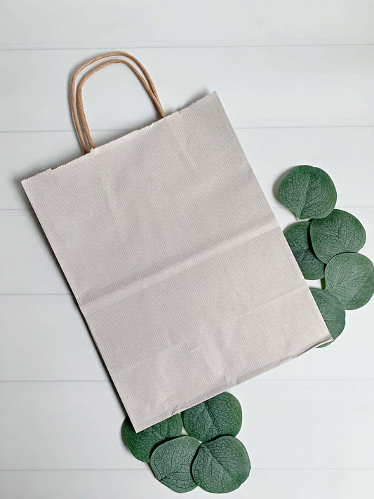 Linen Favor & Gift Bags 8x4.75x10.5"