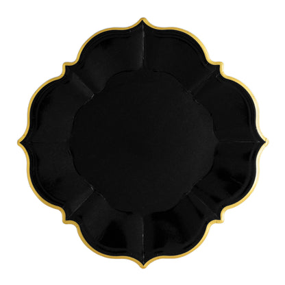 Black Luncheon Plates