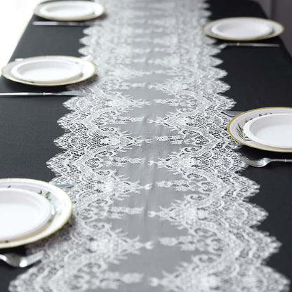Ivory Lace Table Runner