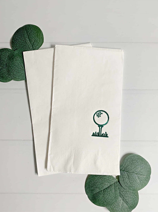 Golf Tee Dinner Napkins
