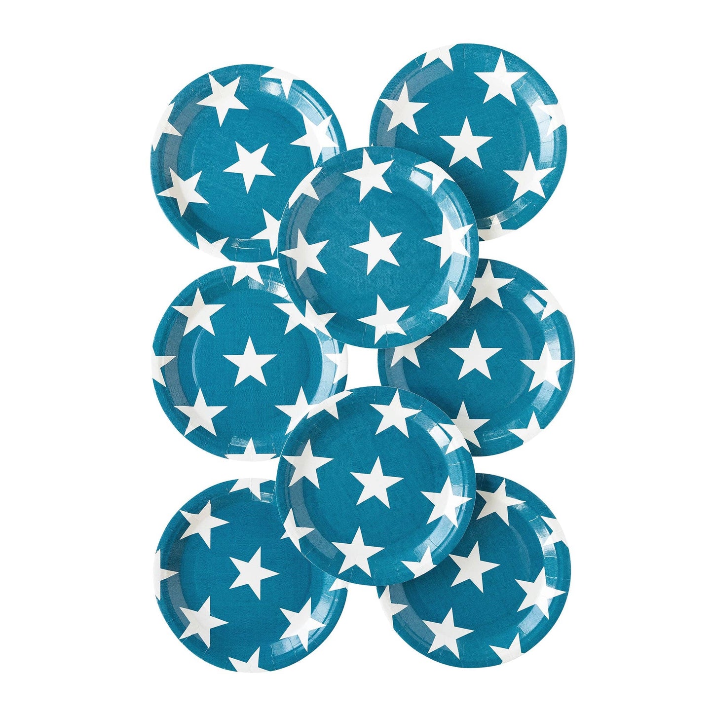 Blue Star Paper Plates