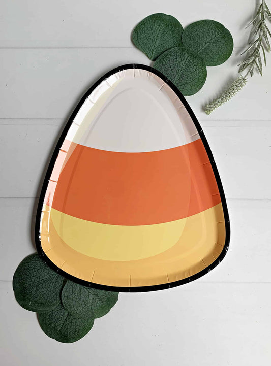 Candy Corn Dessert Plates - Set of 8