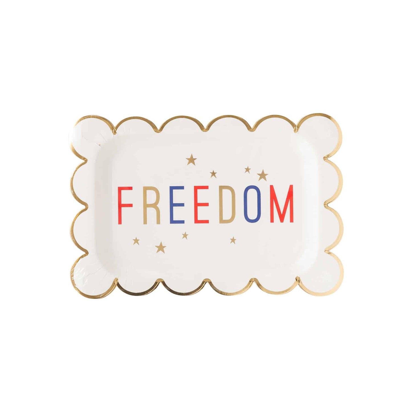 Freedom Scalloped Plate