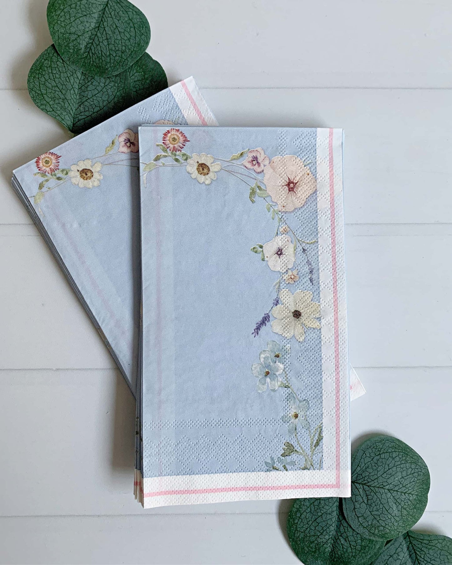 Easter Floral Guest Towel/ Dinner Napkin