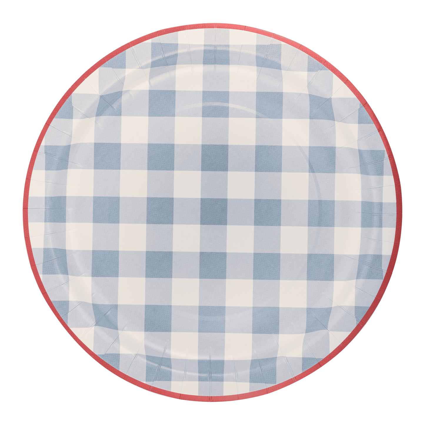 Hamptons Blue Gingham Plates