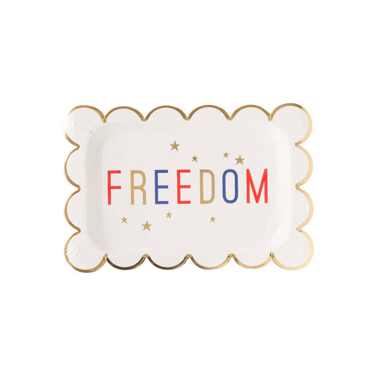 Freedom Scalloped Plate