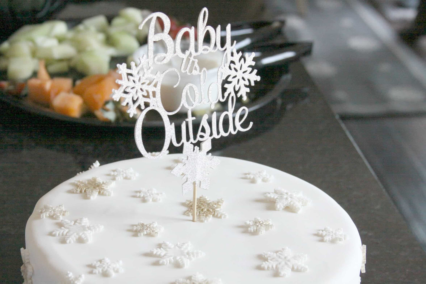 Baby It's Cold Outside Cake Topper