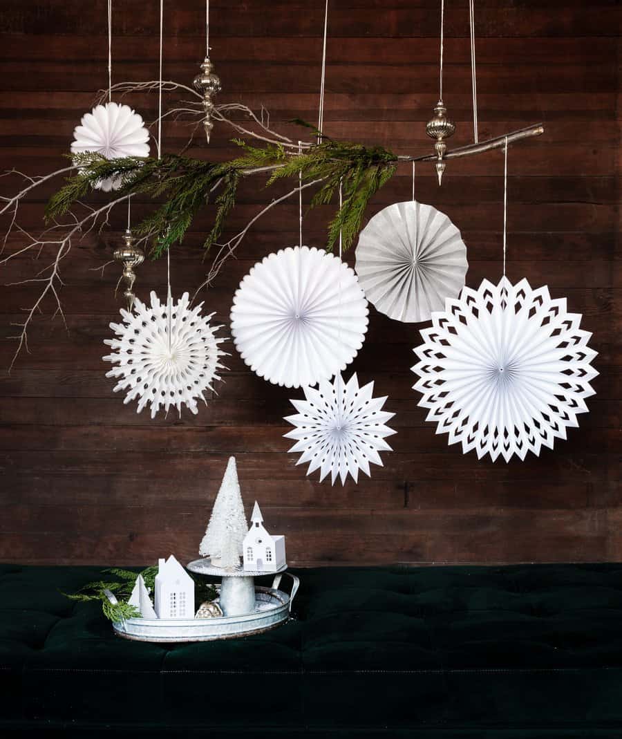 Baby It's Cold Outside Snowflake Party Fans