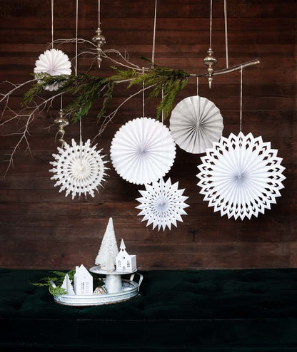 Baby It's Cold Outside Snowflake Party Fans