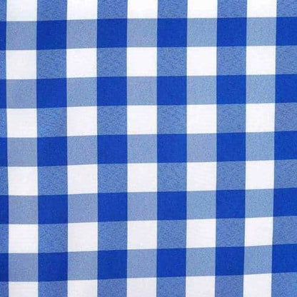 Baby Q Blue Gingham Table Runner