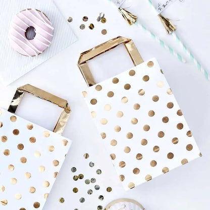 gold handled bag favors