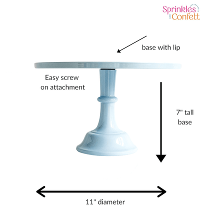 Pale Blue Melamine Cake Stand | EnFete Party