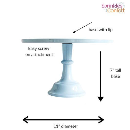 Pale Blue Melamine Cake Stand | EnFete Party
