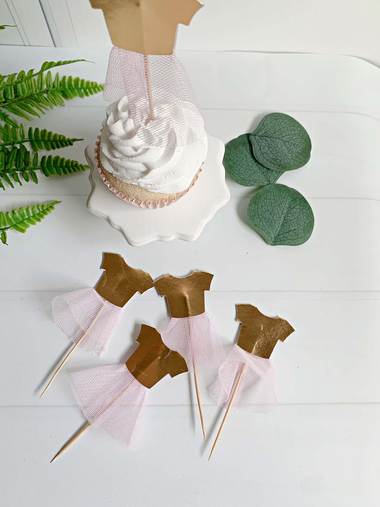 Ballerina Princess Cupcake Toppers