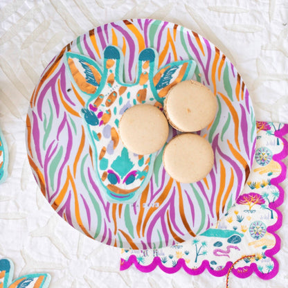 Safari Animal Luncheon Napkins - Scalloped