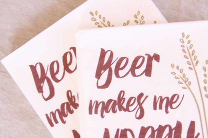 Beer Tasting Napkins