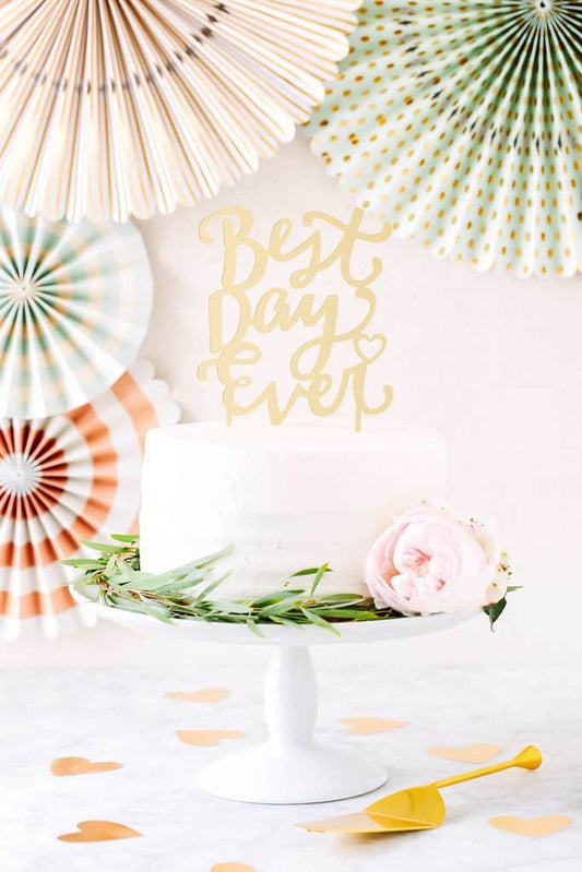 Best Day Ever Cake Topper