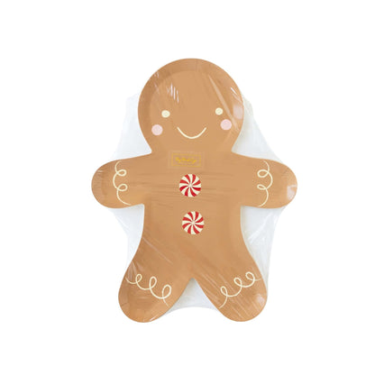 Gingerbread Man Plates