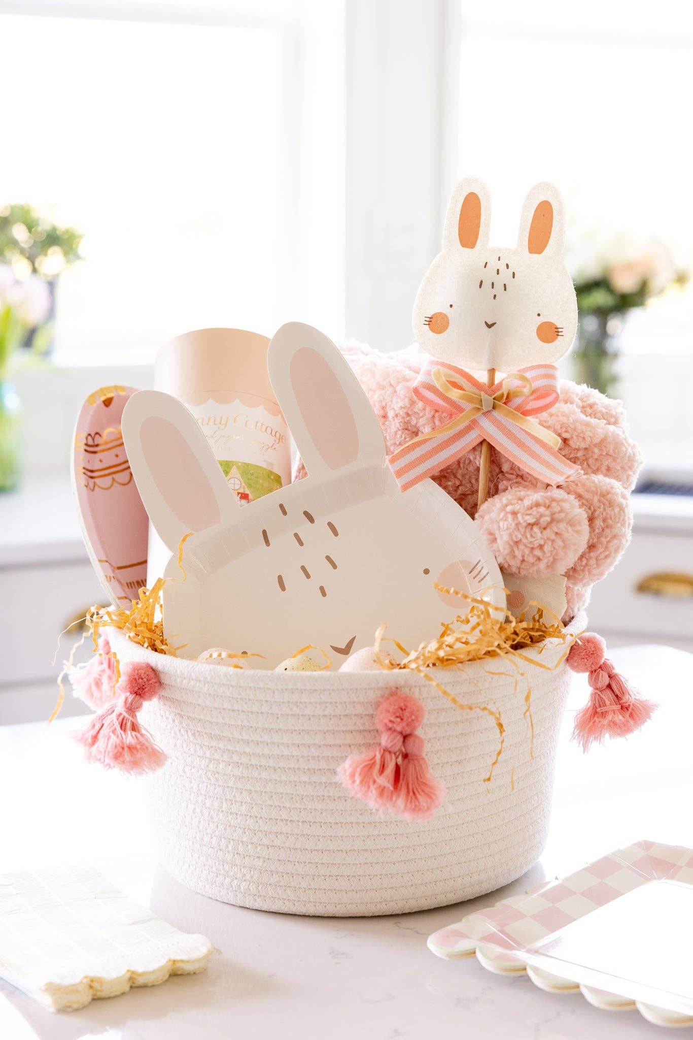 Pastel and Gold Easter Egg Plates