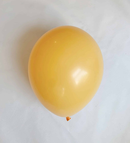 Set of 5 11 inch Goldenrod Balloons