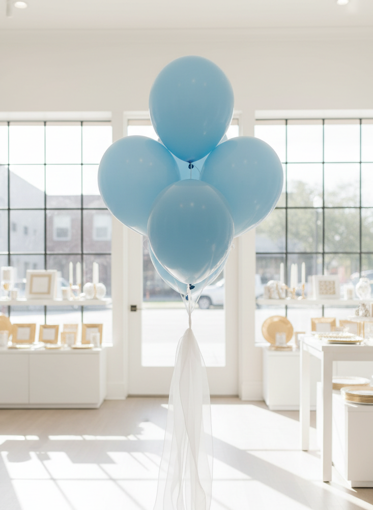 Blue Balloon Bouquet in Party Boutique