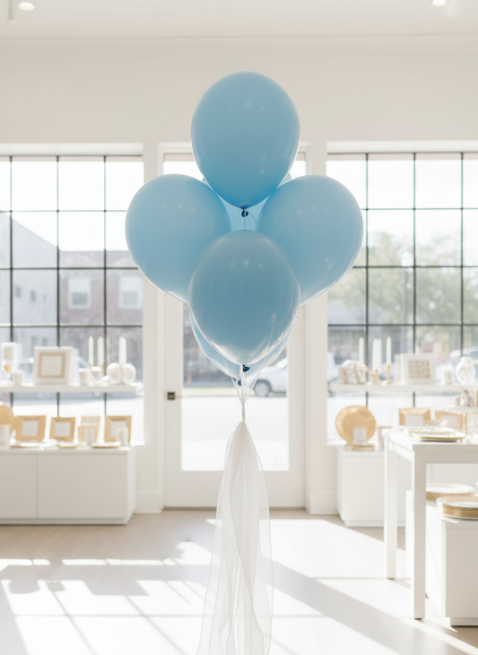 Blue Balloon Bouquet in Party Boutique