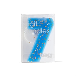 Glitter Number Candles