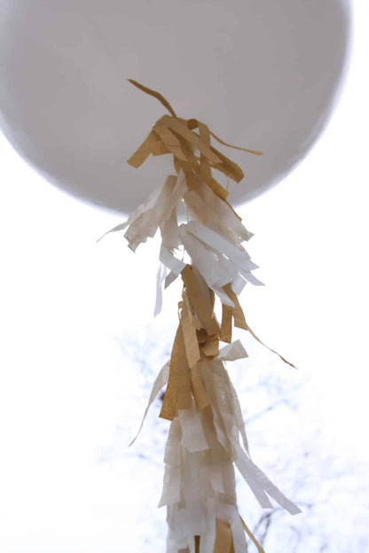 Wedding Balloon Tails or Tassel Garlands