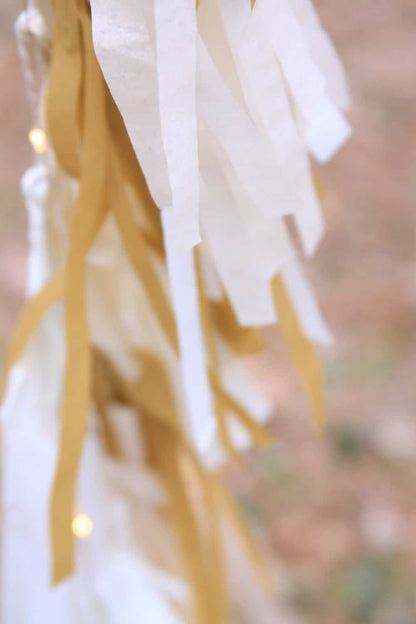 Wedding Balloon Tails or Tassel Garlands