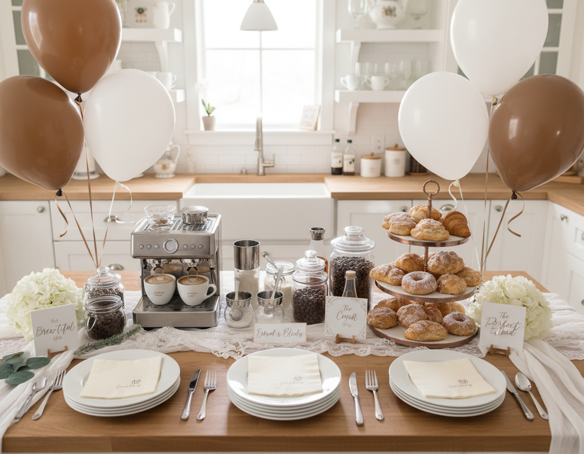 Bridal Shower Coffee Bar