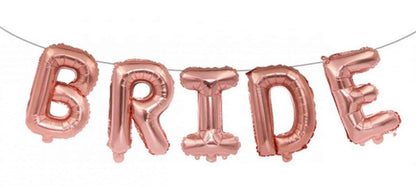 BRIDR rose gold balloon garland