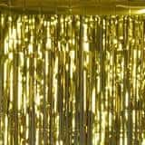 Bright Gold Fringe Photo Booth Backdrop